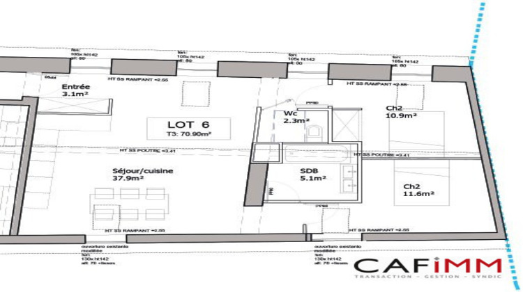 Ma-Cabane - Vente Appartement Vénissieux, 35 m²