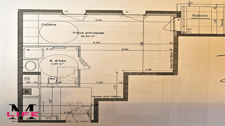 Ma-Cabane - Vente Appartement Vénissieux, 29 m²