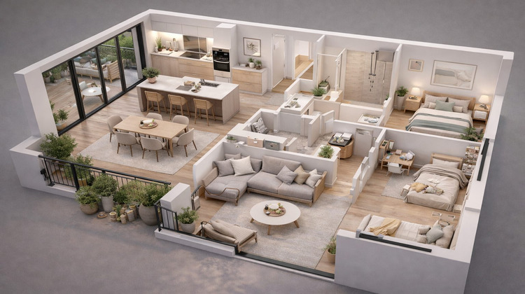 Ma-Cabane - Vente Appartement Vénissieux, 45 m²