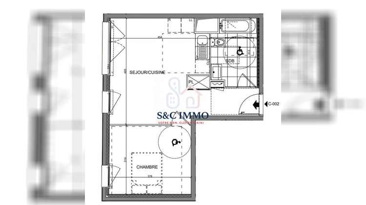 Ma-Cabane - Vente Appartement Vernouillet, 42 m²