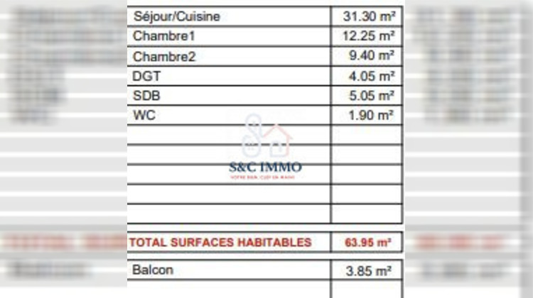 Ma-Cabane - Vente Appartement Vernouillet, 63 m²