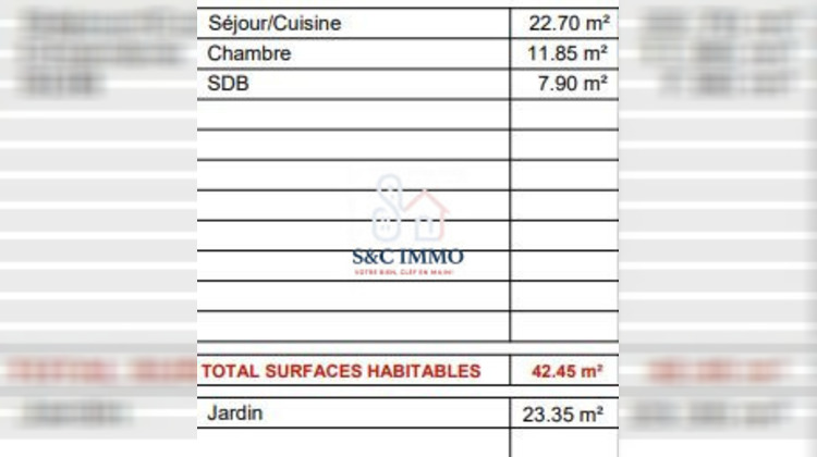 Ma-Cabane - Vente Appartement Vernouillet, 42 m²