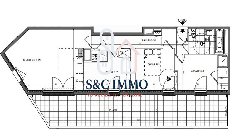 Ma-Cabane - Vente Appartement Vernouillet, 75 m²