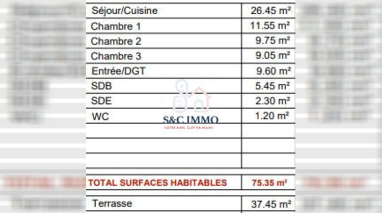 Ma-Cabane - Vente Appartement Vernouillet, 75 m²