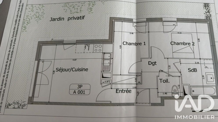 Ma-Cabane - Vente Appartement Vert-Saint-Denis, 55 m²