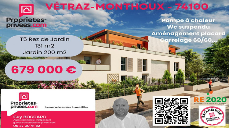 Ma-Cabane - Vente Appartement VETRAZ MONTHOUX, 131 m²