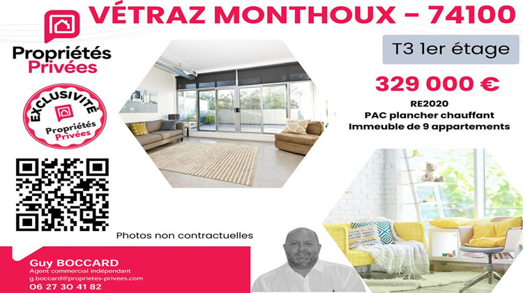 Ma-Cabane - Vente Appartement VETRAZ MONTHOUX, 65 m²