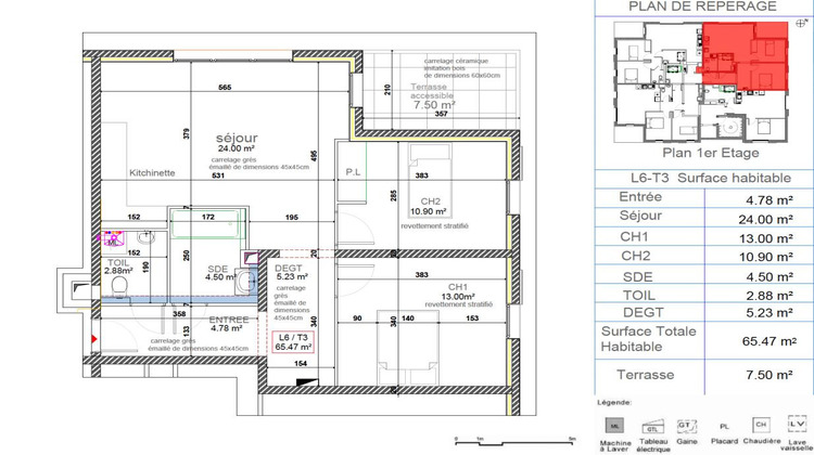 Ma-Cabane - Vente Appartement VETRAZ MONTHOUX, 65 m²
