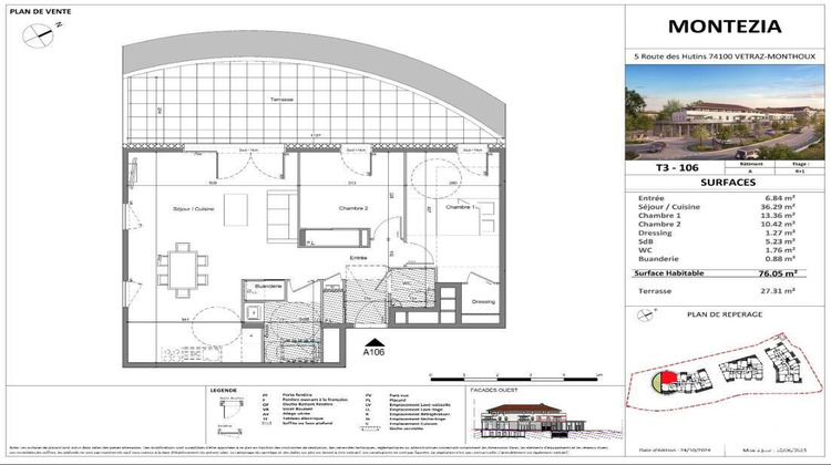 Ma-Cabane - Vente Appartement Vétraz-Monthoux, 76 m²