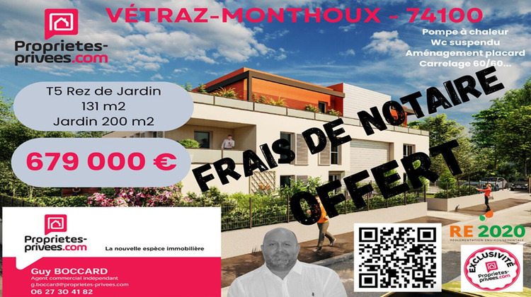 Ma-Cabane - Vente Appartement VETRAZ MONTHOUX, 131 m²