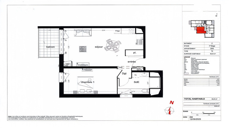 Ma-Cabane - Vente Appartement VEZIN-LE-COQUET, 50 m²