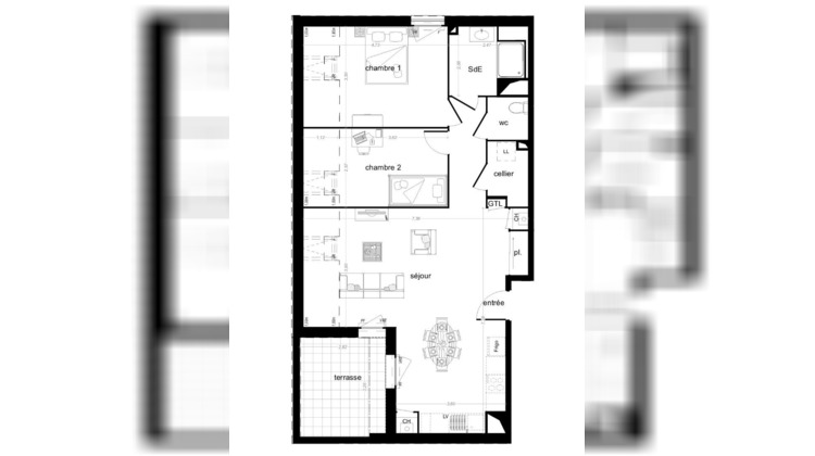 Ma-Cabane - Vente Appartement VEZIN-LE-COQUET, 70 m²