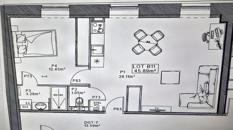 Ma-Cabane - Vente Appartement VICHY, 46 m²