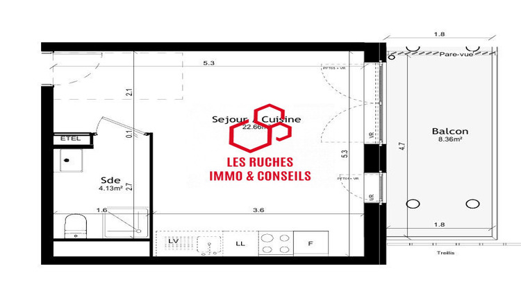 Ma-Cabane - Vente Appartement Vigneux-sur-Seine, 26 m²