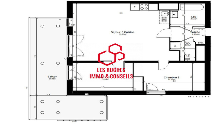 Ma-Cabane - Vente Appartement Vigneux-sur-Seine, 65 m²