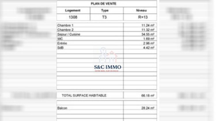 Ma-Cabane - Vente Appartement Vigneux-sur-Seine, 66 m²