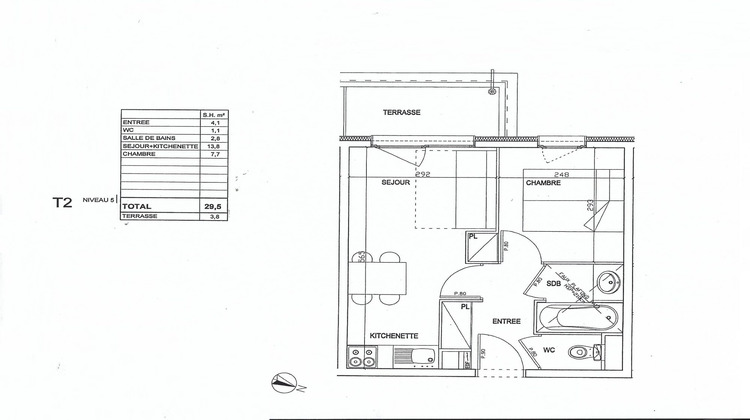 Ma-Cabane - Vente Appartement Villarembert, 29 m²