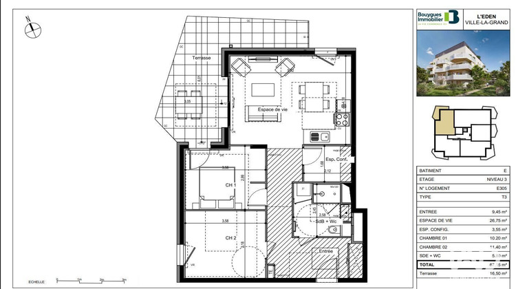 Ma-Cabane - Vente Appartement Ville-la-Grand, 67 m²