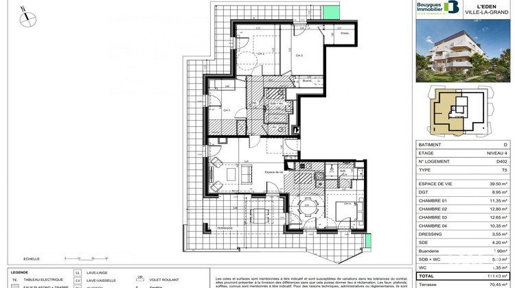 Ma-Cabane - Vente Appartement Ville-la-Grand, 111 m²
