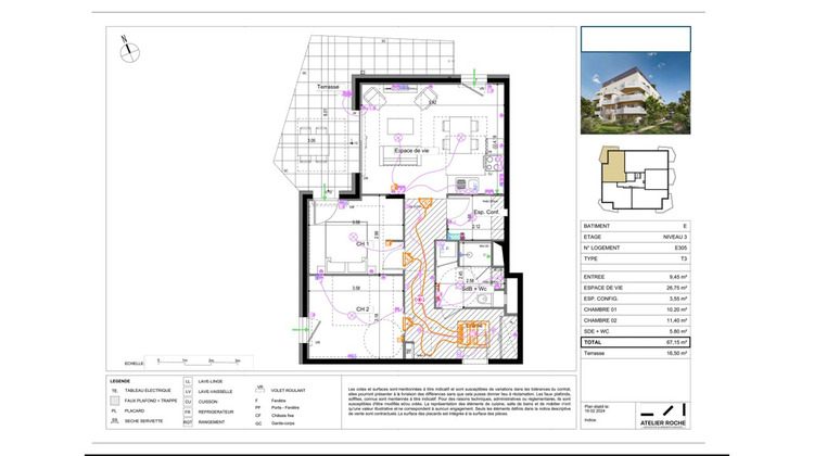 Ma-Cabane - Vente Appartement VILLE-LA-GRAND, 67 m²