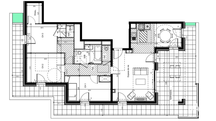 Ma-Cabane - Vente Appartement Ville-la-Grand, 92 m²