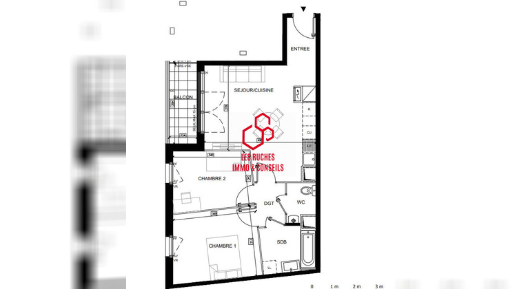 Ma-Cabane - Vente Appartement Villejuif, 55 m²