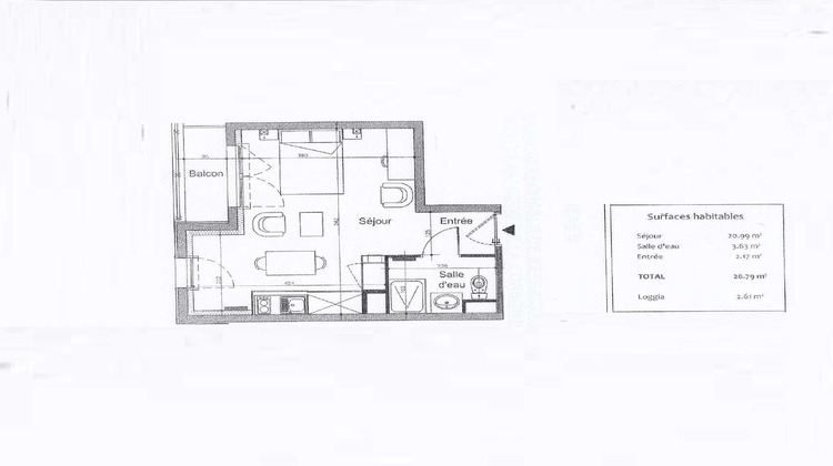 Ma-Cabane - Vente Appartement Villejust, 26 m²