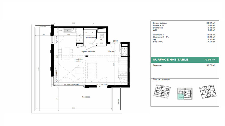 Ma-Cabane - Vente Appartement Villenave-d'Ornon, 73 m²