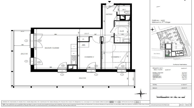 Ma-Cabane - Vente Appartement Villenave-d'Ornon, 61 m²