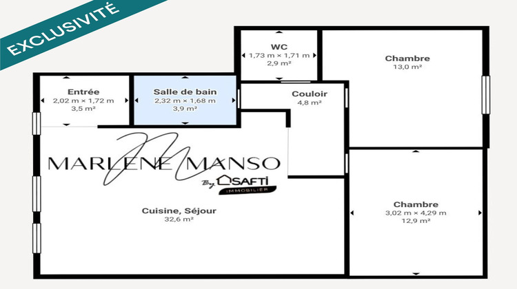 Ma-Cabane - Vente Appartement Villenave-d'Ornon, 73 m²
