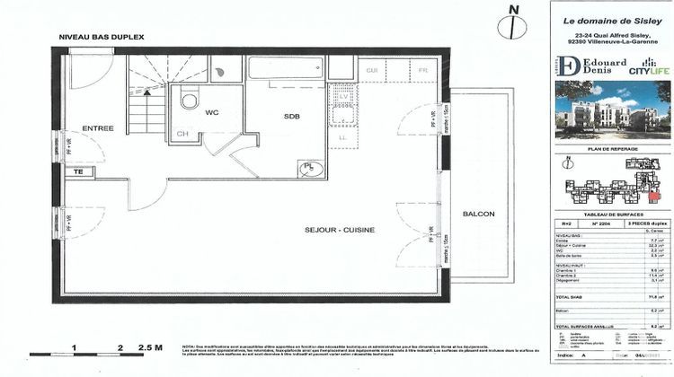 Ma-Cabane - Vente Appartement Villeneuve-la-Garenne, 71 m²