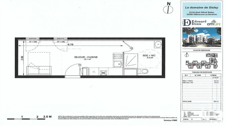 Ma-Cabane - Vente Appartement Villeneuve-la-Garenne, 25 m²