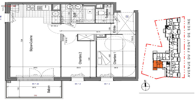 Ma-Cabane - Vente Appartement VILLENEUVE-LE-ROI, 73 m²