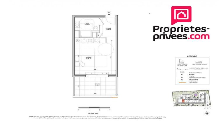 Ma-Cabane - Vente Appartement VILLENEUVE LOUBET, 29 m²