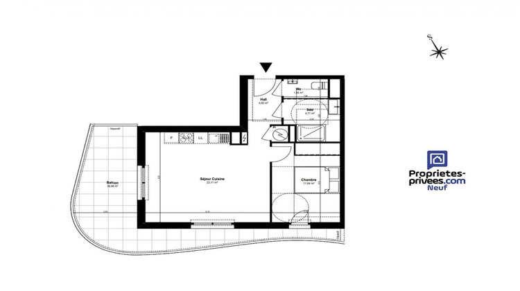 Ma-Cabane - Vente Appartement VILLENEUVE LOUBET, 46 m²