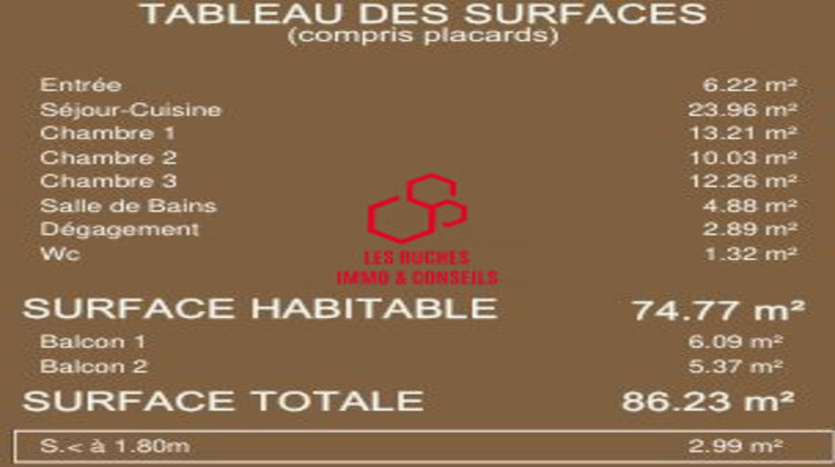 Ma-Cabane - Vente Appartement Villeneuve-Saint-Georges, 74 m²