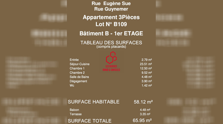 Ma-Cabane - Vente Appartement Villeneuve-Saint-Georges, 58 m²