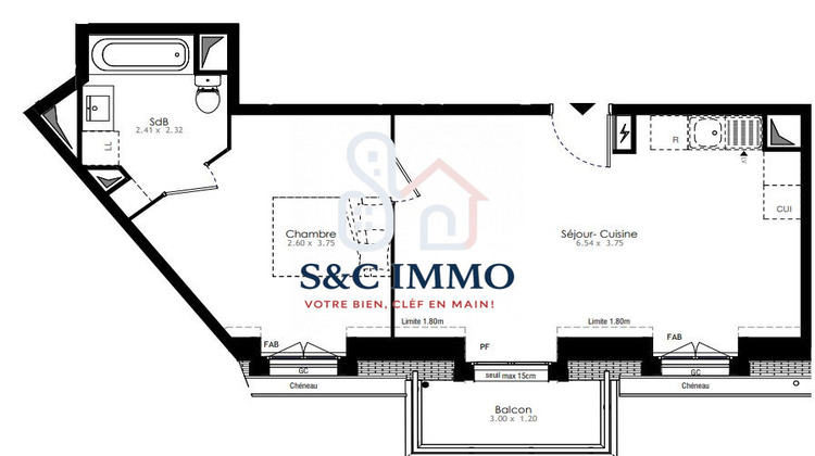 Ma-Cabane - Vente Appartement Villeneuve-Saint-Georges, 44 m²