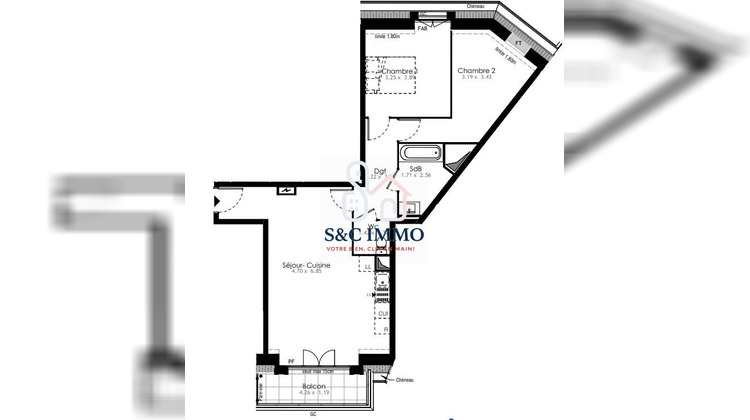 Ma-Cabane - Vente Appartement Villeneuve-Saint-Georges, 62 m²