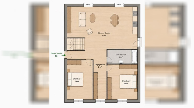 Ma-Cabane - Vente Appartement VILLENEUVE SUR LOT, 103 m²