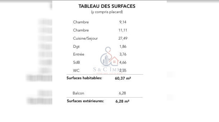 Ma-Cabane - Vente Appartement Villenoy, 60 m²