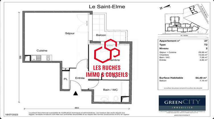 Ma-Cabane - Vente Appartement Villepinte, 54 m²