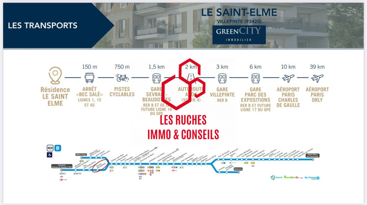 Ma-Cabane - Vente Appartement Villepinte, 54 m²