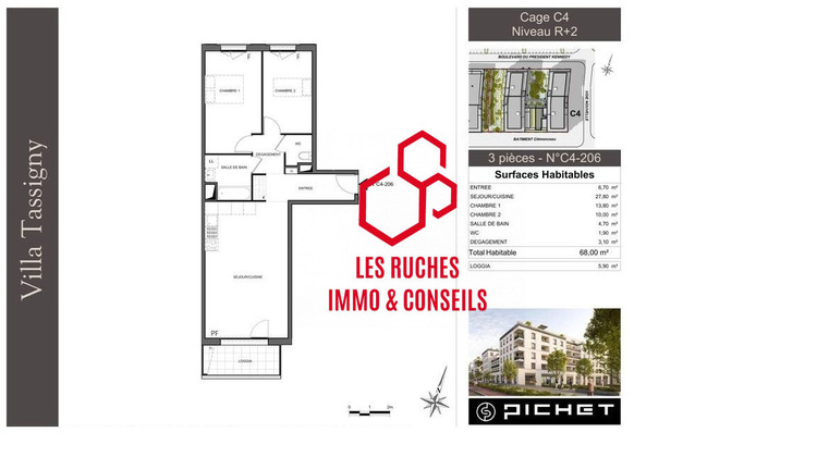 Ma-Cabane - Vente Appartement Villepinte, 50 m²