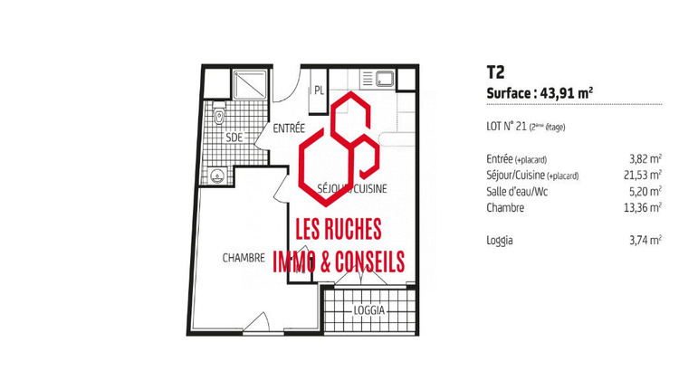 Ma-Cabane - Vente Appartement Villers-Cotterêts, 43 m²