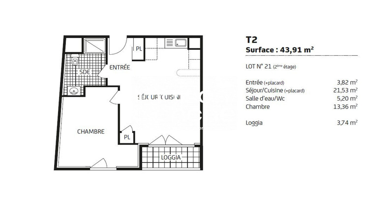 Ma-Cabane - Vente Appartement Villers-Cotterêts, 43 m²