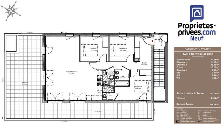 Ma-Cabane - Vente Appartement VILLEURBANNE, 91 m²