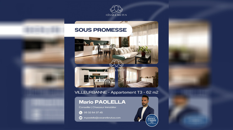 Ma-Cabane - Vente Appartement Villeurbanne, 62 m²