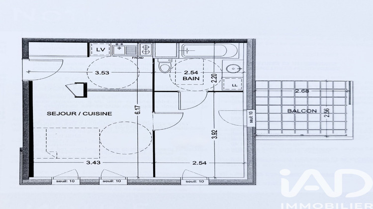 Ma-Cabane - Vente Appartement Villeurbanne, 36 m²