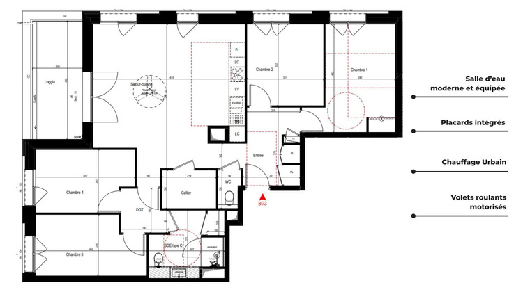 Ma-Cabane - Vente Appartement Villeurbanne, 100 m²